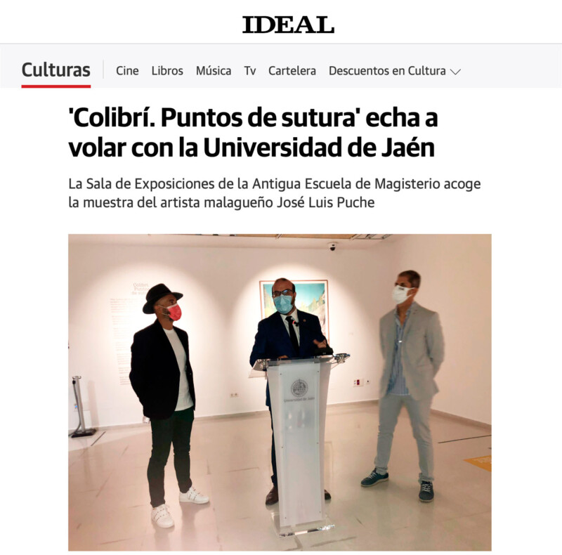 Jose Luis Puche arte contemporaneo colibri expo Ideal