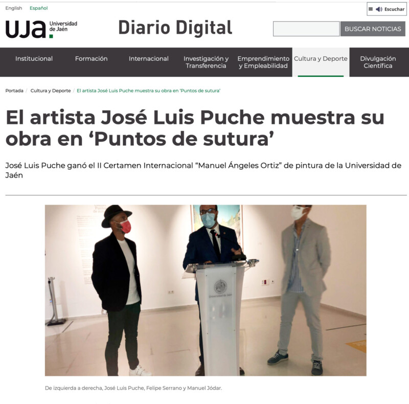 Jose Luis Puche arte contemporaneo colibri expo UJA