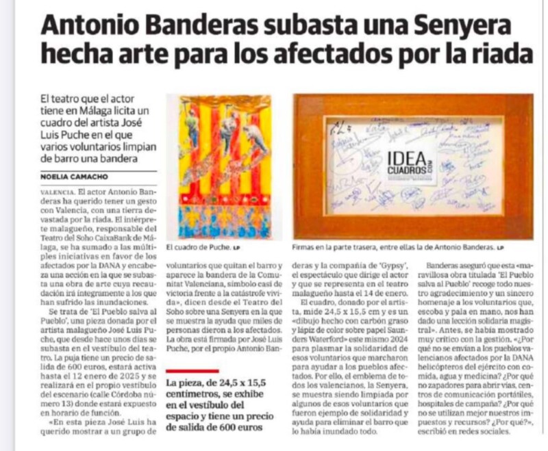 antonio-banderas-subasta-una-senyera-jose-luis-puche-las-provincias