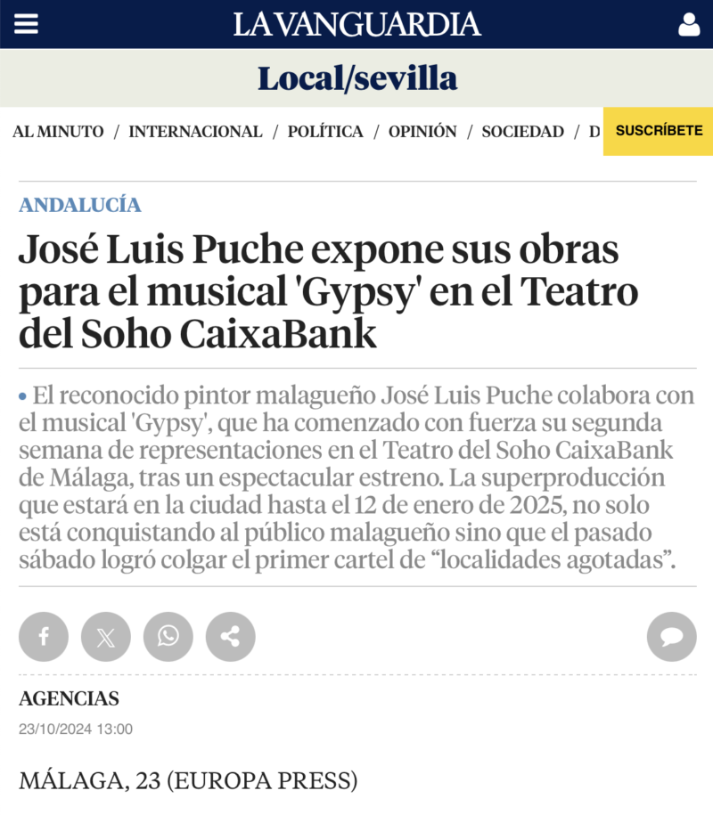 puche-expone-obras-gypsy-antonio-banderas-la-vanguardia